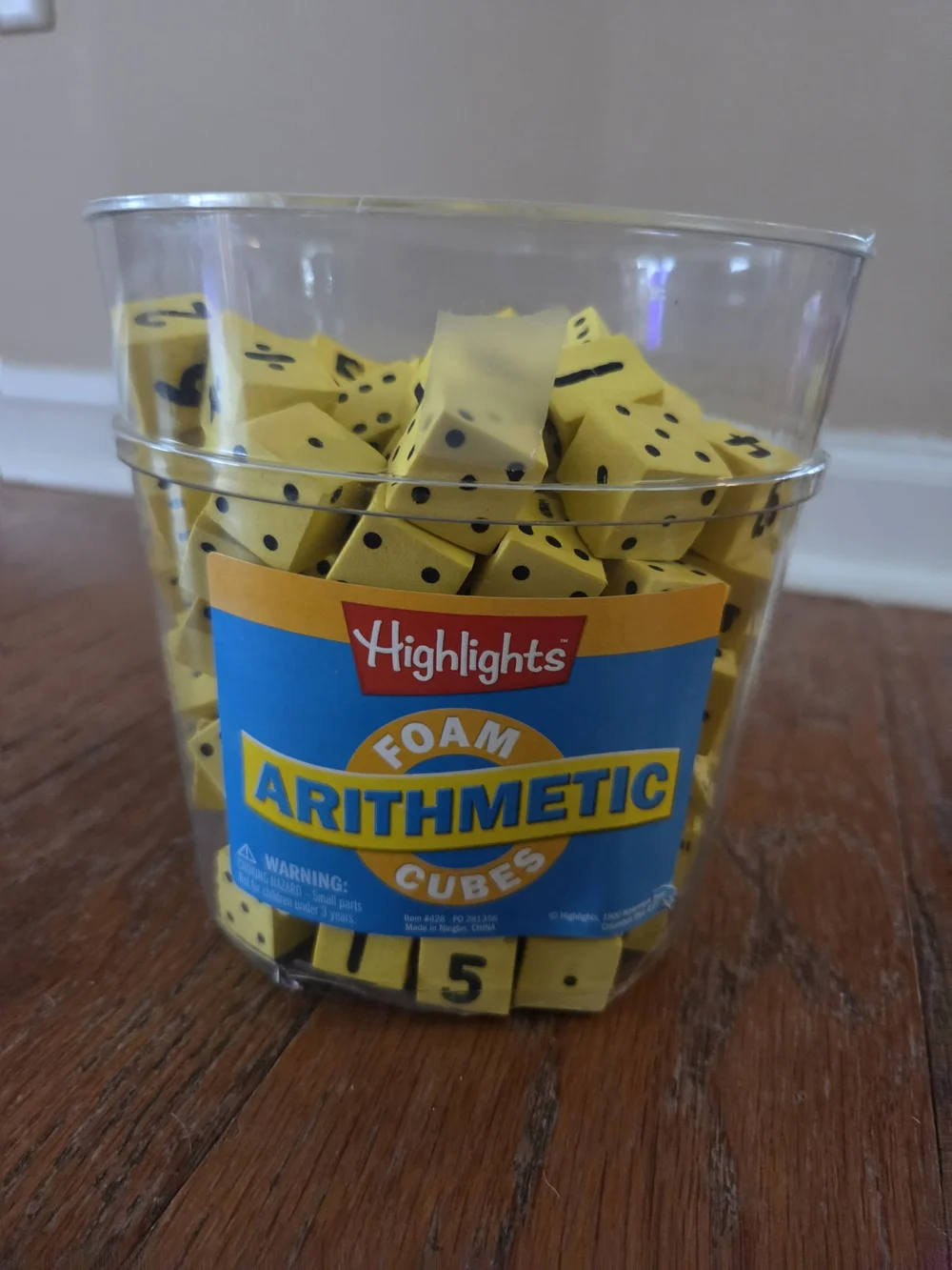 Foam Arithmetic Cubes, Multiplication & Division- Math Learning Set